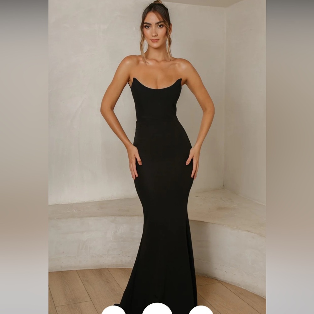 NWT Black Gown